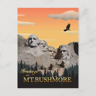 Postal Mt. Rushmore, Sudáfrica Dakota Postcard