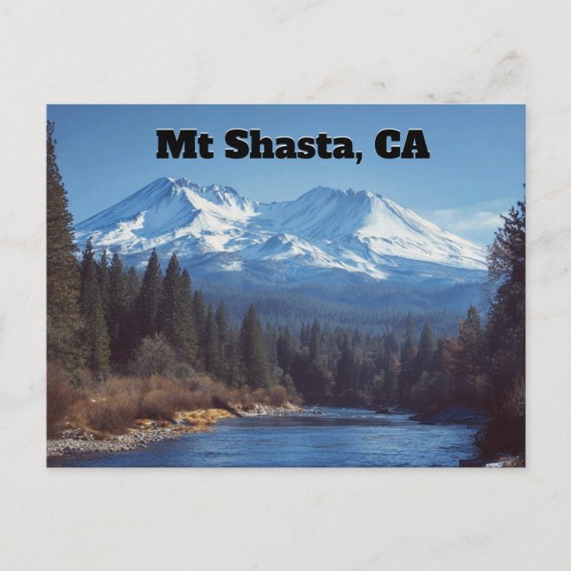 Postal Mt Shasta, CA (Anverso)