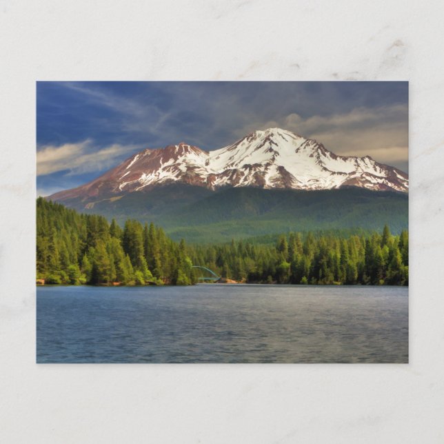 POSTAL MT SHASTA DEL LAGO SISKIYOU (Anverso)