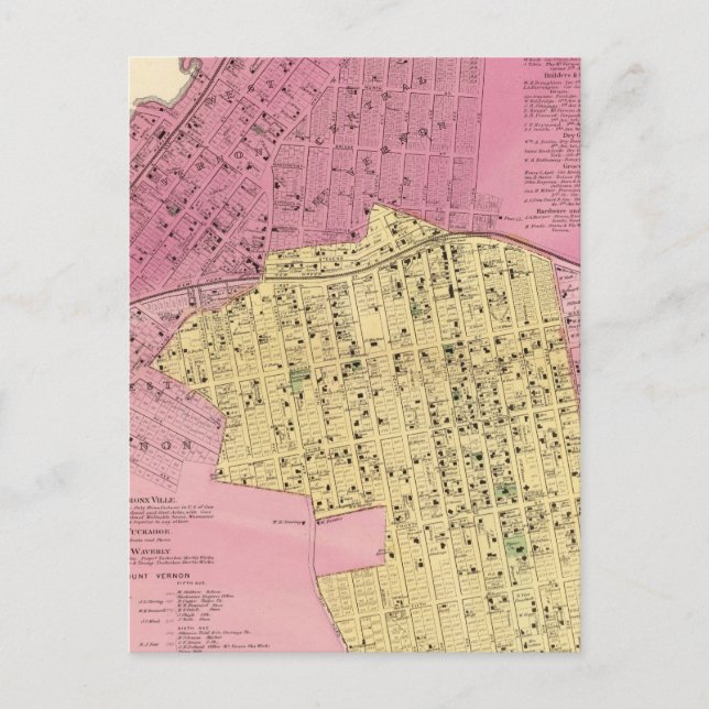 Postal Mt Vernon, NY (Anverso)