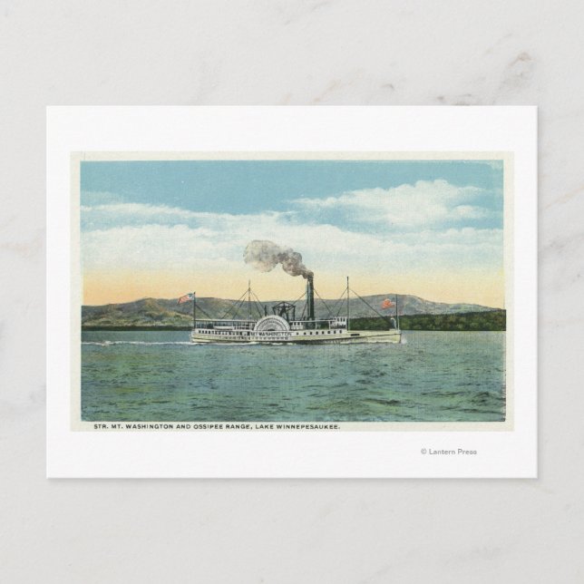 Postal Mt. Washington Steamer, Ossipee Range View (Anverso)