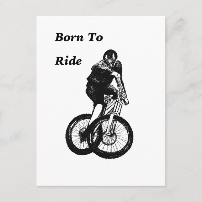 Postal MTB BMX CYCLIST Cruz de Ciclo (Anverso)