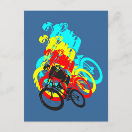 Postal MTB de la vieja escuela / trials