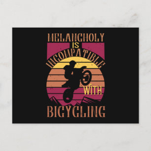 Postal MTB - La melancolía es incompatible