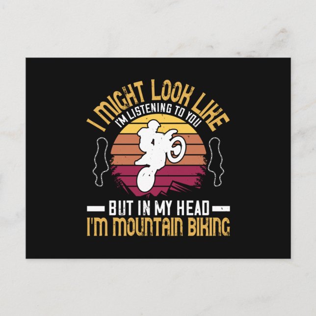 Postal MTB - Podría parecer que estoy escuchando (Anverso)