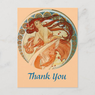 Postal Mucha Mujer Gracias Postcard