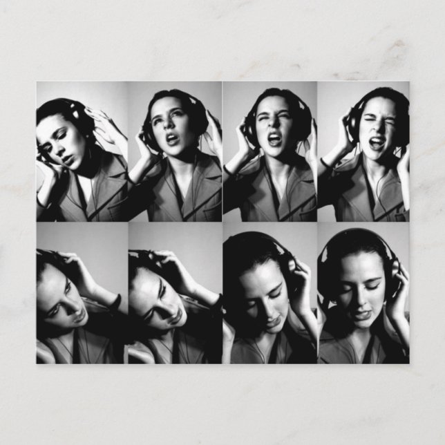 Postal Mucha música (Anverso)