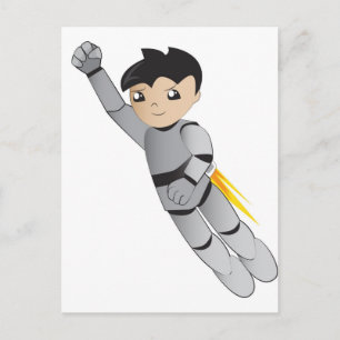 Postal Muchacho del robot