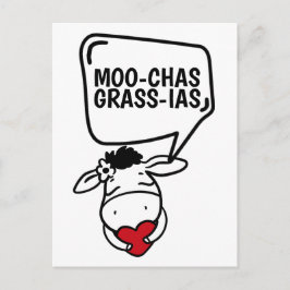 Postal Muchas gracias Gracia por Gracia Vaca