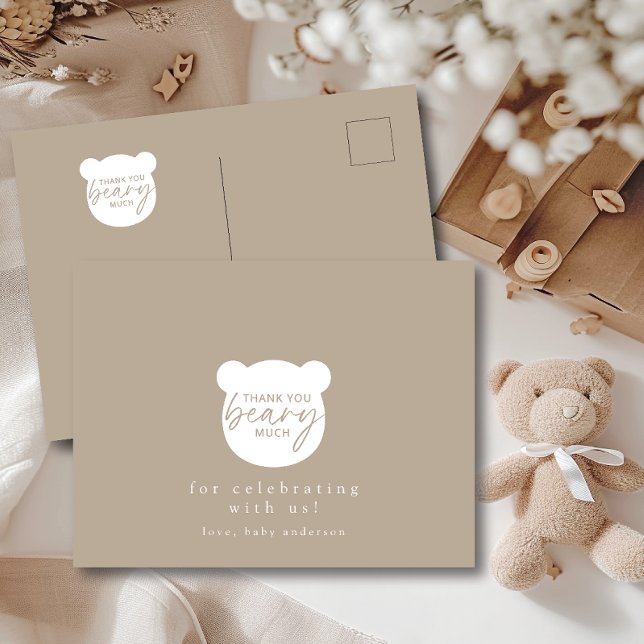 Postal Muchas Gracias Osito (Subido por el creador)