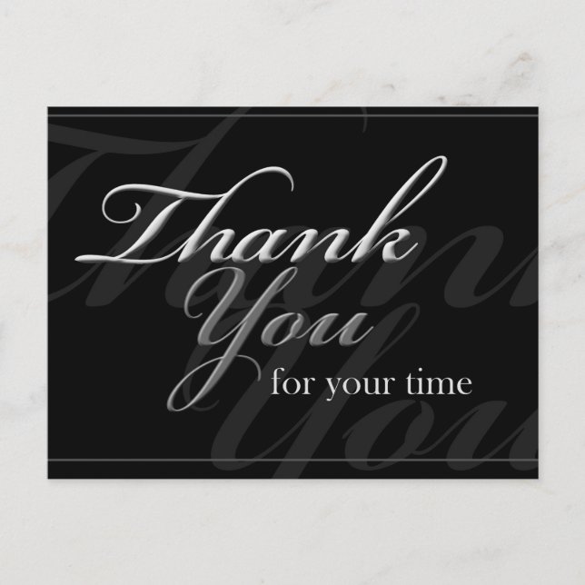 Postal Muchas gracias por (Anverso)