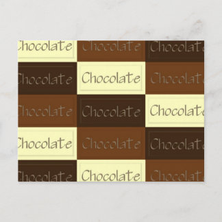 Postal Muchas recetas de chocolate