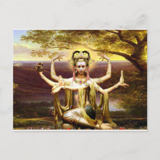 Postal Muchos armaron Kwan Yin
