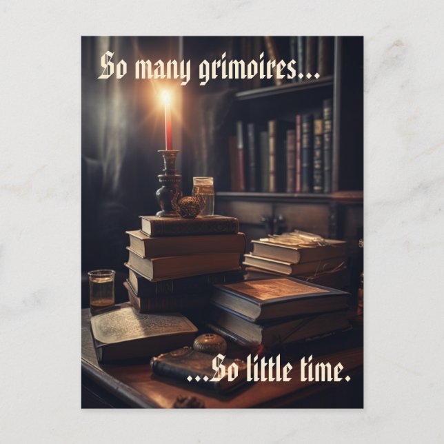 Postal Muchos Asistentes Grimoires