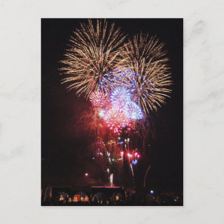 Postal Muchos fuegos artificiales