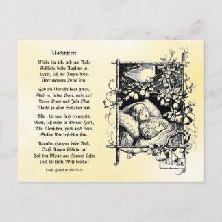 Postal Müde bin ich geh zur Ruh