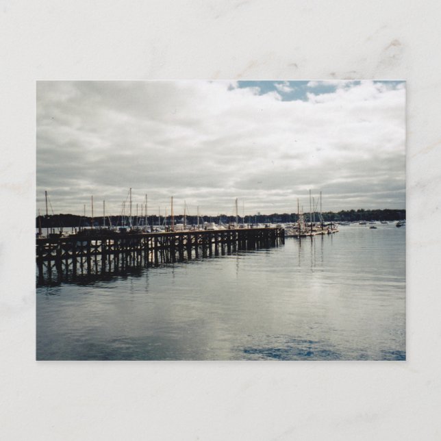 Postal Muelle de barcos (Anverso)