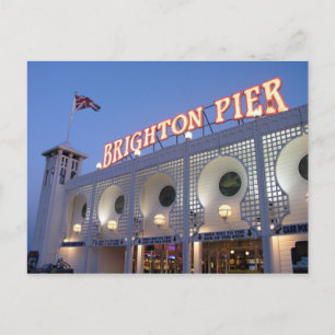 Postal Muelle de Brighton, Sussex, Reino Unido