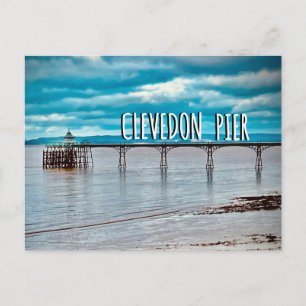 Postal Muelle de Clevedon, Somerset, Inglaterra 