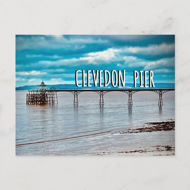 Postal Muelle de Clevedon, Somerset, Inglaterra  (Anverso)