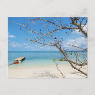 Postal muelle de madera