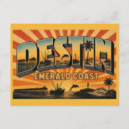 Postal Muelle de Pesca de la Costa Esmeralda de Destin Fl