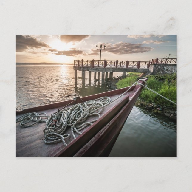 Postal Muelle de San Carlos (Anverso)