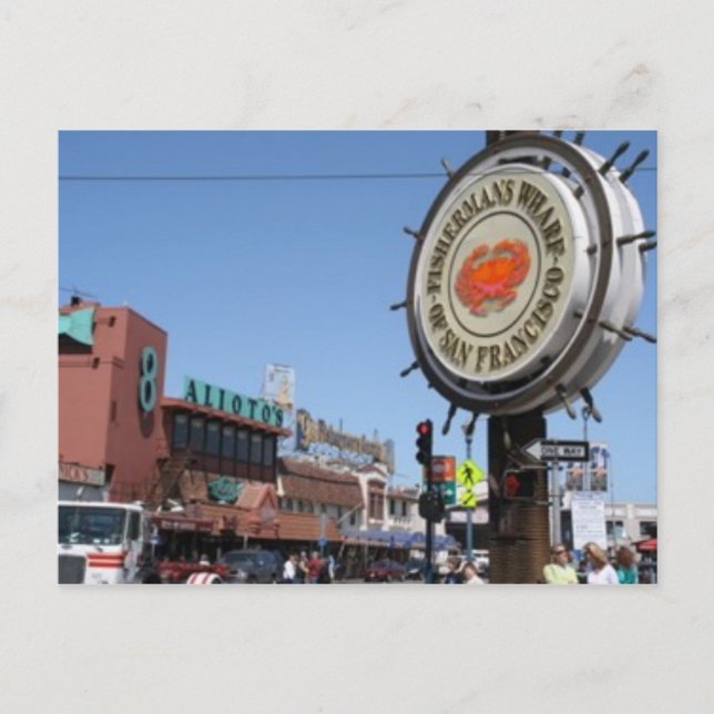 Postal Muelle del Pescador (Anverso)