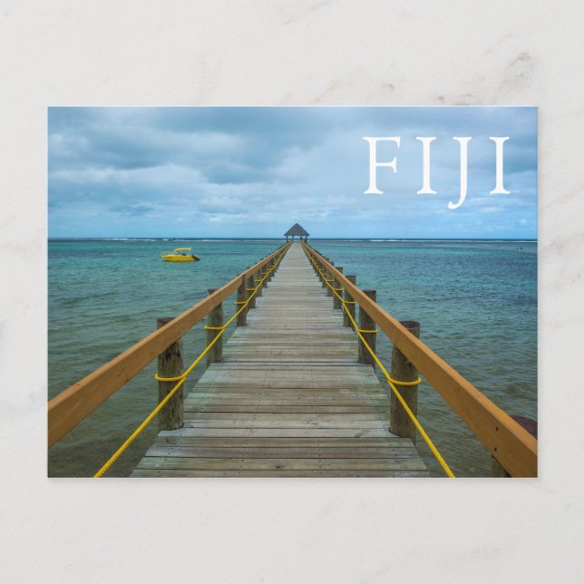 Postal Muelle en Coral Coast, Fiji (Anverso)
