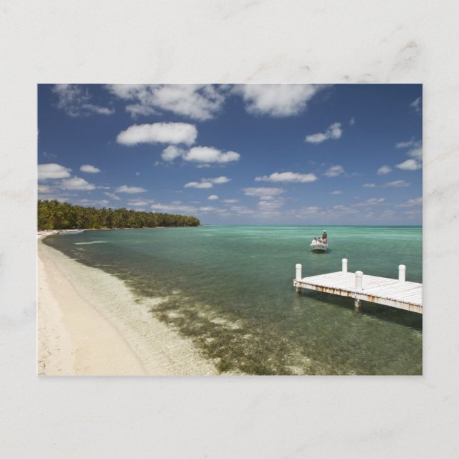 Postal Muelle en Monumento Natural Half Moon Caye (Anverso)