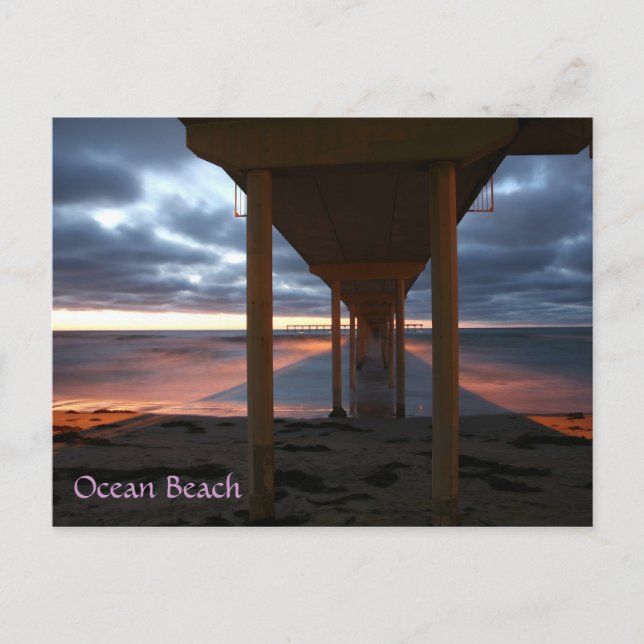 Postal muelle Ocean Beach (Anverso)