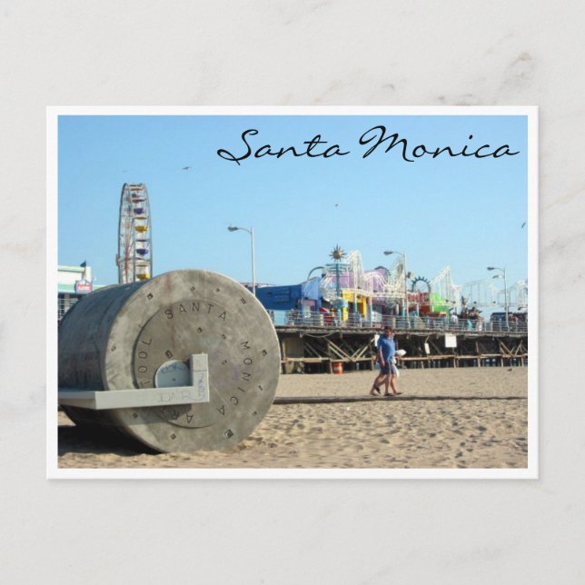 Postal muelle santa monica (Anverso)