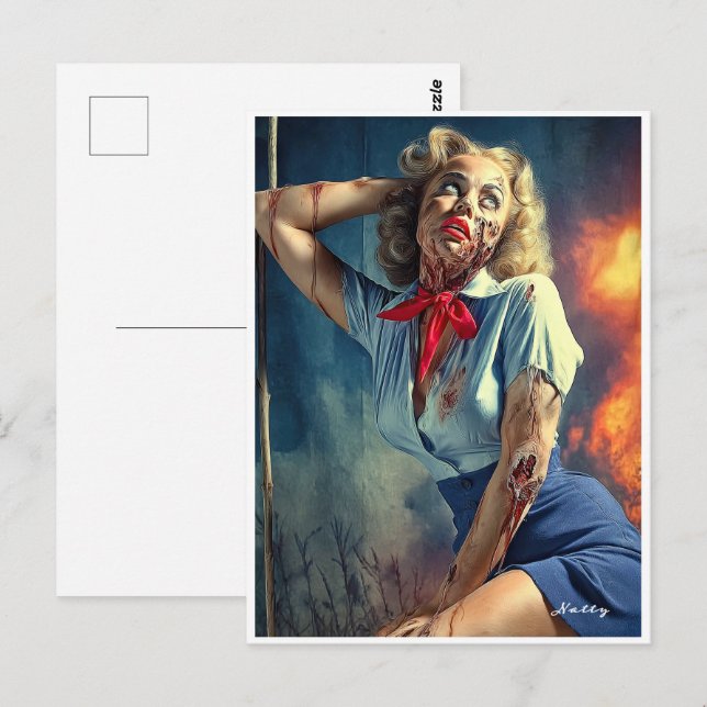Postal Muerta, Soñadora y Peligrosamente Encantadora: Nat (Anverso / Reverso)