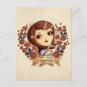 Postal Muerte antes de la sordera