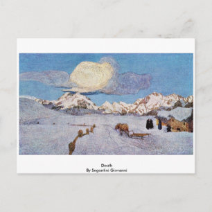 Postal Muerte De Segantini Giovanni