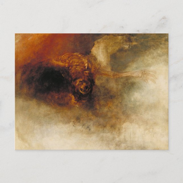 Postal Muerte en un caballo pálido (Anverso)