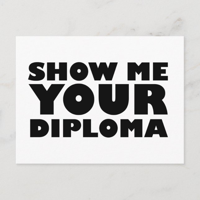 POSTAL MUESTRA TU DIPLOMA (Anverso)