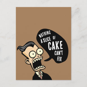Postal Muéstrame la torta