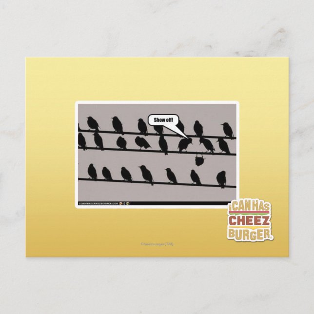 Postal ¡Muestre apagado! (Anverso)