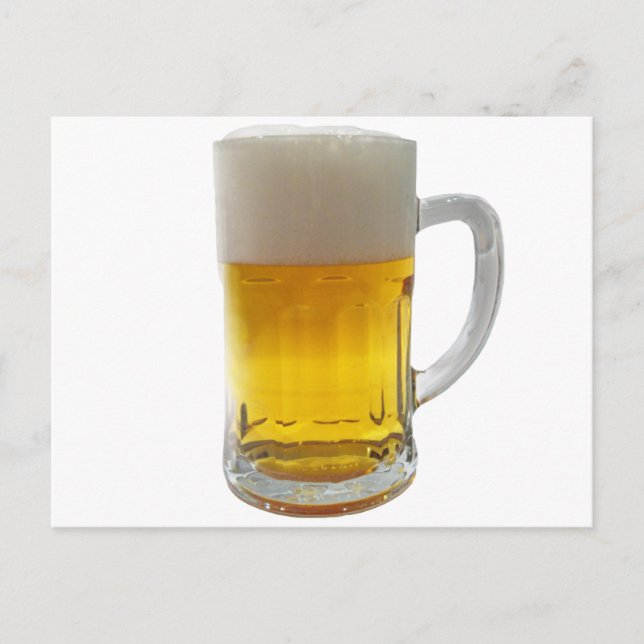 Postal Mug de cerveza (Anverso)