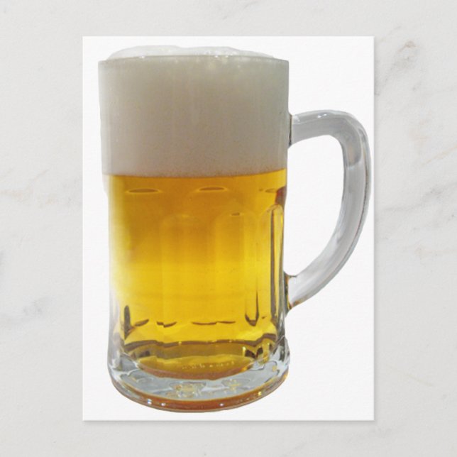Postal Mug de cerveza (Anverso)