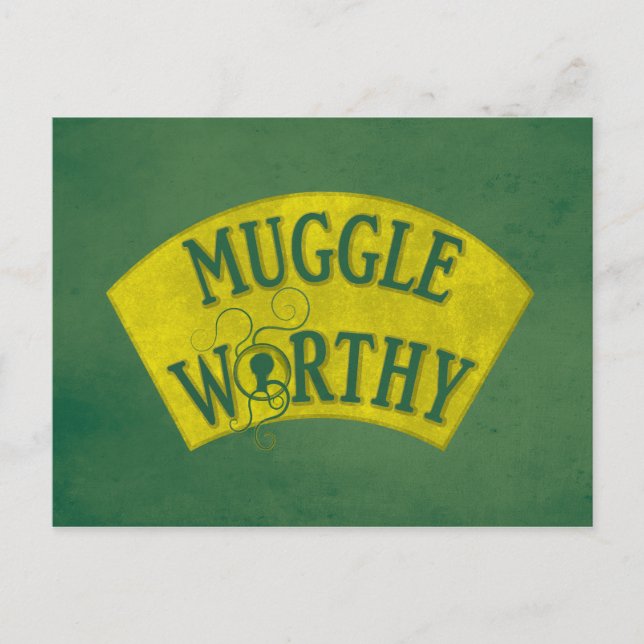 POSTAL MUGGLE WORTHY™ (Anverso)