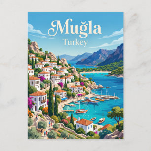 Postal Muğla Turquía