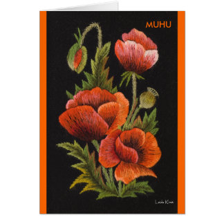 Postal Muhu de la amapola