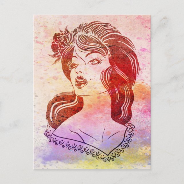 Postal Mujer (Anverso)