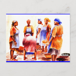 POSTAL MUJER AFRICANA MOJISOLA A GBADAMOSI