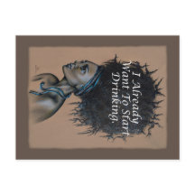 Mujer africana que ya quiero empezar a beber