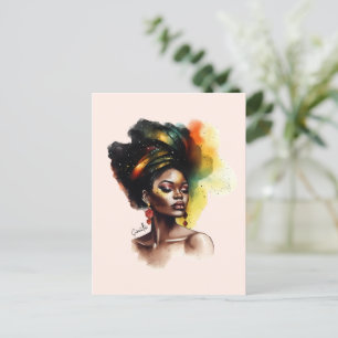 Postal Mujer afroamericana empoderada (2)