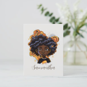 Postal Mujer afroamericana - Morro