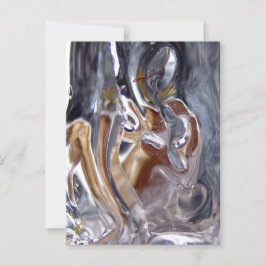 Postal Mujer bajo una cascada Diosa de baño